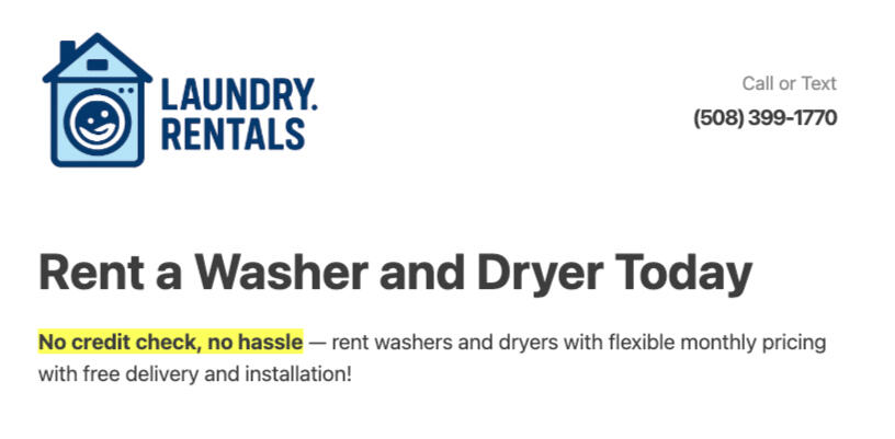 Laundry.Rentals – Washer & Dryer Rentals with Fast Delivery ...